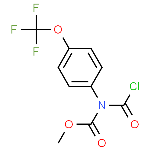 Methyl N-carbonochloridoyl-N-[4-(trifluoromethoxy)phenyl]carbamate |173903-15-6  